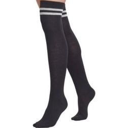 Urban Classics Women's Overknee Socks 2-pack - Black