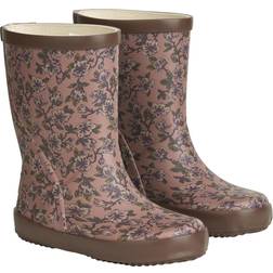 Wheat Rubber Boot Alpha Print