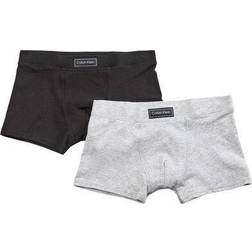 Calvin Klein Boy's Trunks 2-pack - Pvhblack/Greyheather (B70B700403)