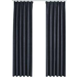 vidaXL Blackout Curtains with Hooks 140x245cm