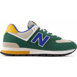 New Balance 574 Rugged M - Green with Royal Blue