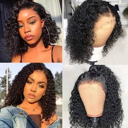 iSee 4x4 Short Curly Bob Wig 10 inch