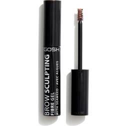 Gosh Copenhagen Brow Sculpting Fibre Gel kulmageeli mukana harja sävy 001 Nutmeg 8 ml