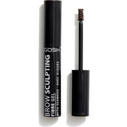 Gosh Copenhagen Brow Sculpting Fibre Gel kulmageeli mukana harja sävy 002 Chestnut 8 ml