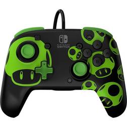 PDP Gamepad 500 134 Gid Switch 1-up Glow In The Dark Rematch Wired Bla