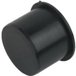 Floplast Black Push-Fit Waste Pipe Access Plug, (Dia)32mm