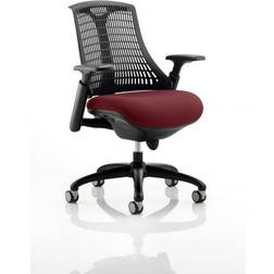 Flex Task Operator Chair Black Frame Black Back Bespoke Colour Seat