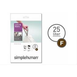 Simplehuman Påsar Till Soptunnor Typ F 20-pack