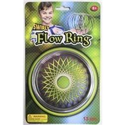 Suntoy Swirly Flow Rings, Silver