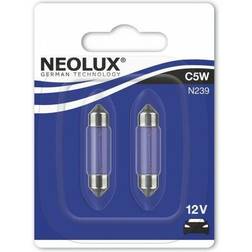 Neolux Autolampen N239-02B 12 5 C5W SV8.5-8 FIAT: 500 Hatchback, AUDI: A2, VOLKSWAGEN: Caddy 3