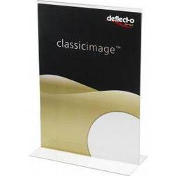Deflecto Stand Up Sign Holder Double Sided Portrait