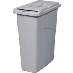 Rubbermaid Slim Jim Confidential Waste Container FG9W1500LGRAY