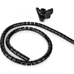 Nedis Kabel Management Spiral ærme 2.00 m 1 stk. Maksimal tykkelse på kabel: 16 mm PE Sort
