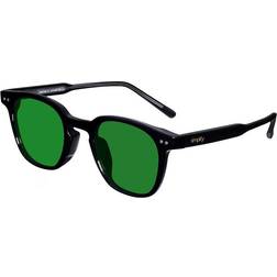 Simplify Accessories Alexander Polarized Sunglass Black/Green One