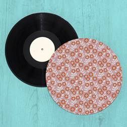 Bright Flowers Turntable Slip Mat