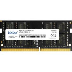 Netac RAM 8 Go, 3200MHz pour Ordinateur de bureau, portable