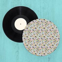 Polka Dota Turntable Slip Mat