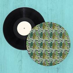 Modern Leaves Turntable Slip Mat