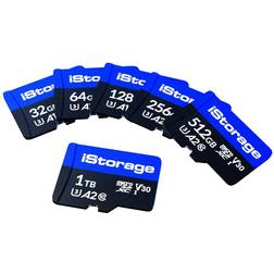 iStorage IS-MSD-1-256, 256 GB, MicroSDXC, Klasse 10, UHS-III, Class 3 (U3) V30