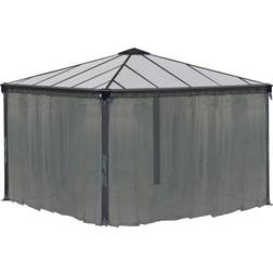 GOP Rete Antizanzarae Per Gazebo Palermo E Milano 3.7 x 2.2 m