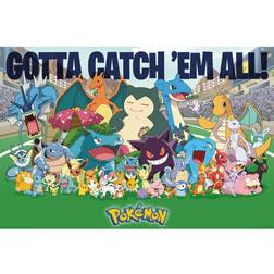 Pokémon All Time Favorites Poster multicolor