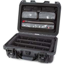 Nanuk Case 920 w/lid org./divider Graphite Medium