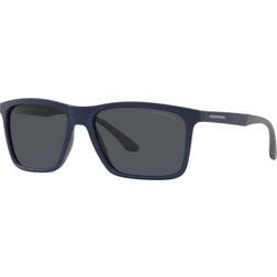 Emporio Armani EA4170 Cod. Colore 508887 Uomo Squadrata Blu Opaco