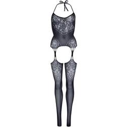 Leg Avenue Bodystocking mit Jacquard-Spitze
