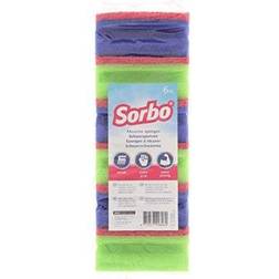 Sorbo Sorbo Pack of 6 Colour Scouring Sponge