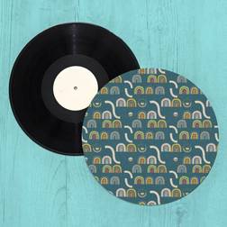 Rainbows Turntable Slip Mat