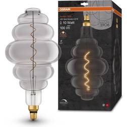 Osram 1906 LED nest smoke spiral fil ul tynd 4,8W/818 E27 dim