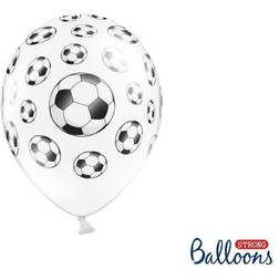 Fodbold Balloner, Pastel Hvid