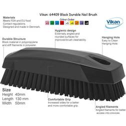 Vikan 6440n Stiff Nail Scrubbing Brush Clean