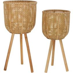 Dkd Home Decor Brun Bambu Tropiskt Set