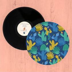 Night Time Cactus Turntable Slip Mat