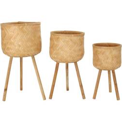 Dkd Home Decor Brun Bambu Tropiskt Set