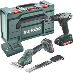 Metabo BS 18 SGS 18 LTX Q 685186000 Perceuse-visseuse sans fil 18 V 2.0 Ah Li-Ion 2 batteries, mallette, chargeur