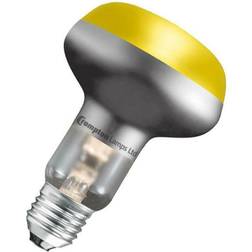 Crompton Lamps 40W R63/R64 Reflector E27 Dimmable Yellow 115°