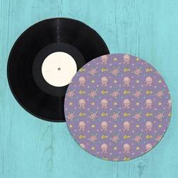 Jellyfish And Turtles Turntable Slip Mat