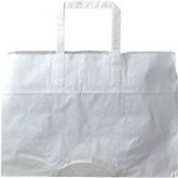 Antalis Papirspose med hank,hvid,17ltr, 200 stk 350x170x245mm