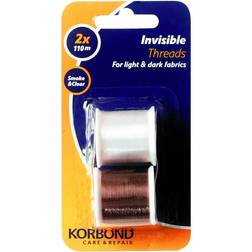 Invisible Threads Clear & Smoked 2 x 110m 110055 Korbond