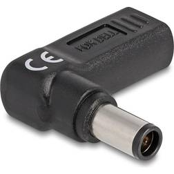 DeLock bærbar adapter USB-C hun - Vinklet