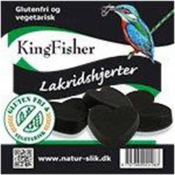 Kingfisher Lakridshjerter Glutenfri 150g