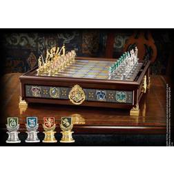 The Noble Collection Quidditch Chess Set Silver And Gold Plated