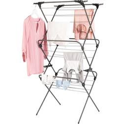 Minky Premium Sure Grip 3 Tier Airer Gunmetal Clothes Rack 69x141cm