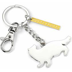 Harry Potter Hufflepuff Badger and Bar Charm Keyring