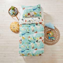 Furn Little Furn. Love Our Earth Toddler Duvet Cover Blue, Red, White