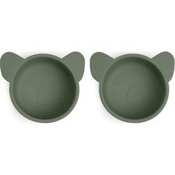 Nuuroo Rosa Silicone Snack Box small 2-pack Koala Dusty green