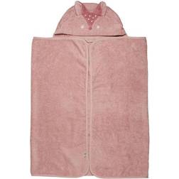 Pippi Baby Towel w. Hood Misty Rose