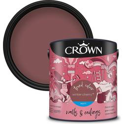 Crown Matt Emulsion Paint Winter Cherry Wall Paint, Ceiling Paint 2.5L